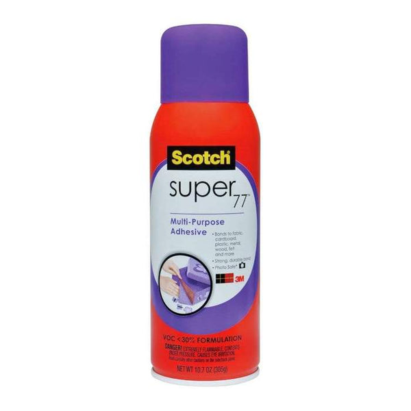 scotch adhesive super 77 multipurpose 124g spray can