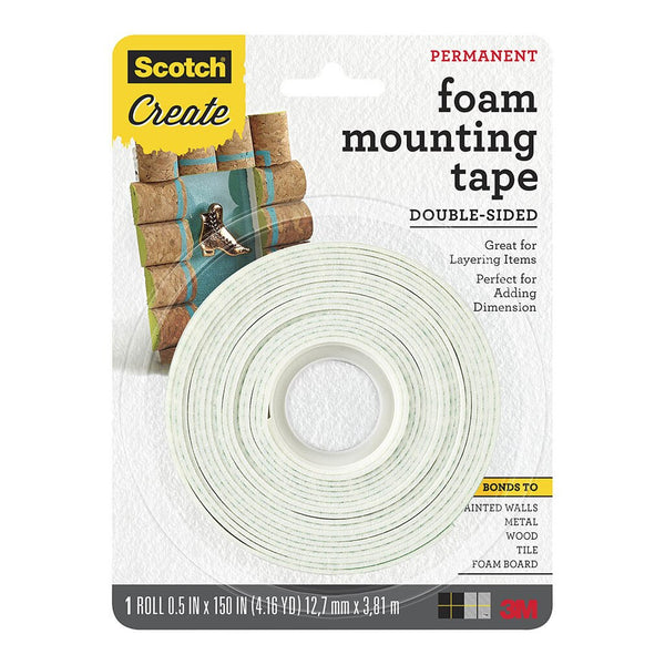 scotch 4013-cft craft mounting tape 12.7mmx3.81m