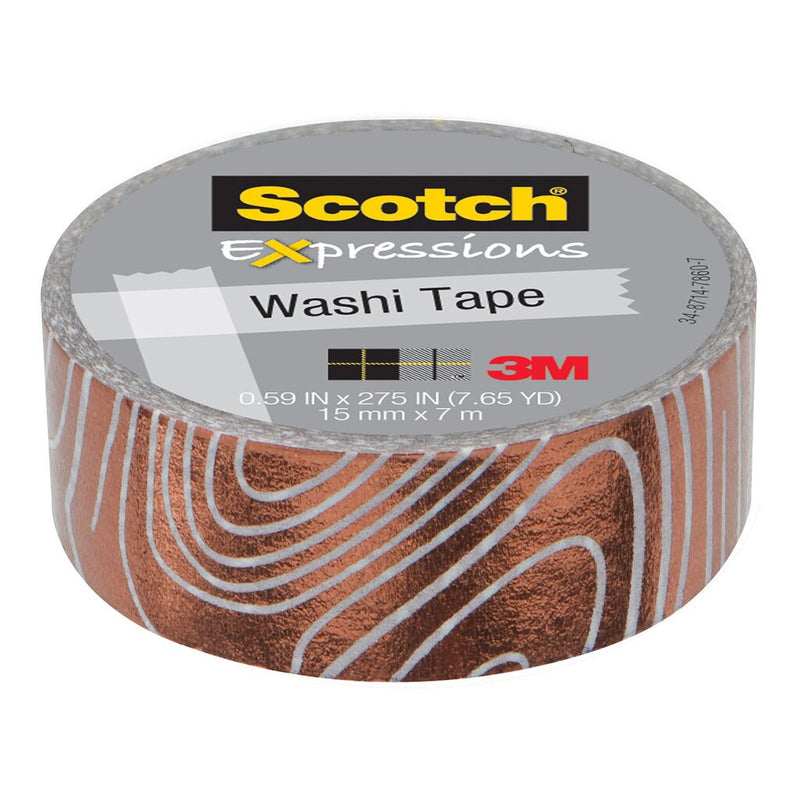 Scotch Expressions Foil Washi Tape C614 15mmx7m