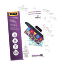 fellowes laminating pouches gloss 80 micron PACK OF  100