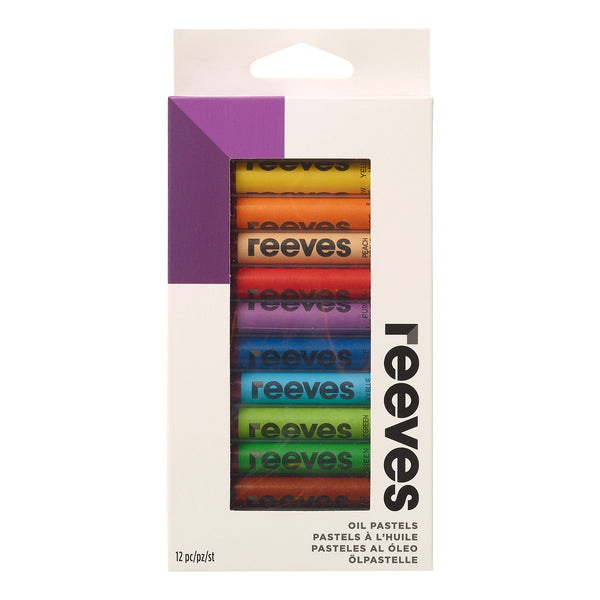 Reeves Large Oil Art Pastels Set#pack size_PACK OF 12