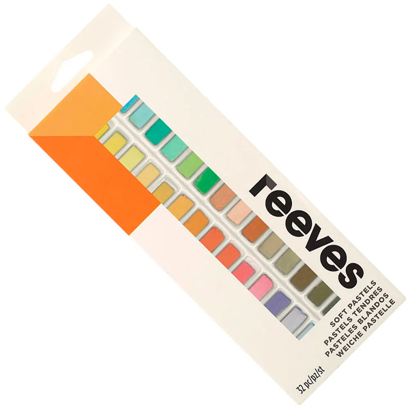 Reeves Soft Art Pastels 1/2 Set Of 32