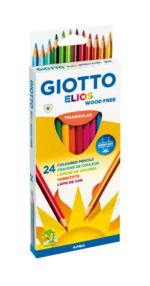Giotto Elios Woodfree Tri Pencils Set Of 24