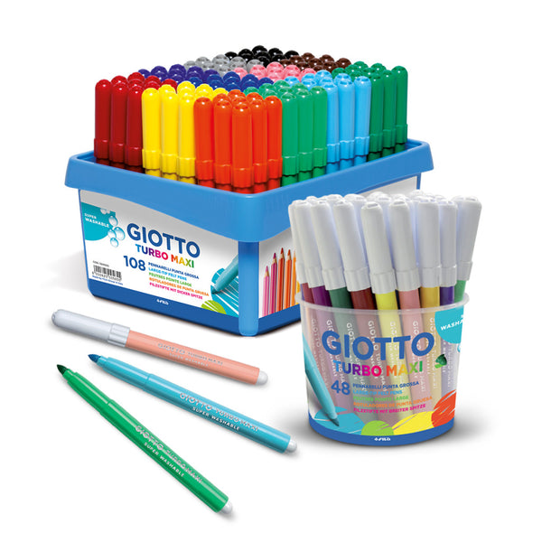 giotto turbo maxi felts crate of 108