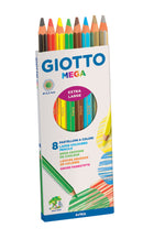 Giotto Mega Colouring Pencils Set of 8