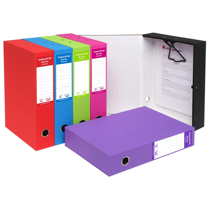 colourhide® foolscap box file