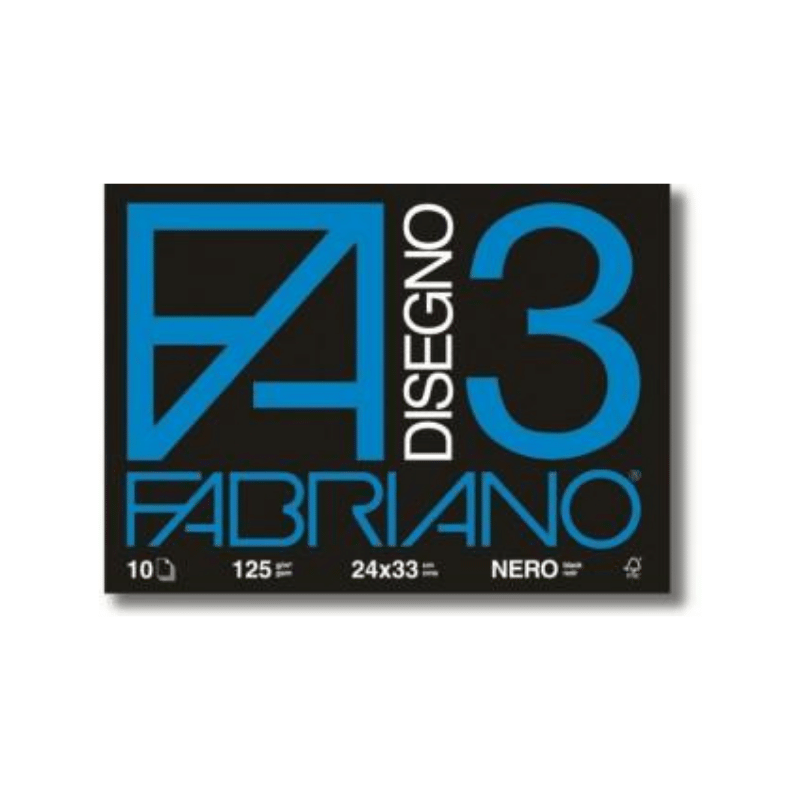 Fabriano Disegno 3 Album 24x33cm 125gsm (10 Sheet)