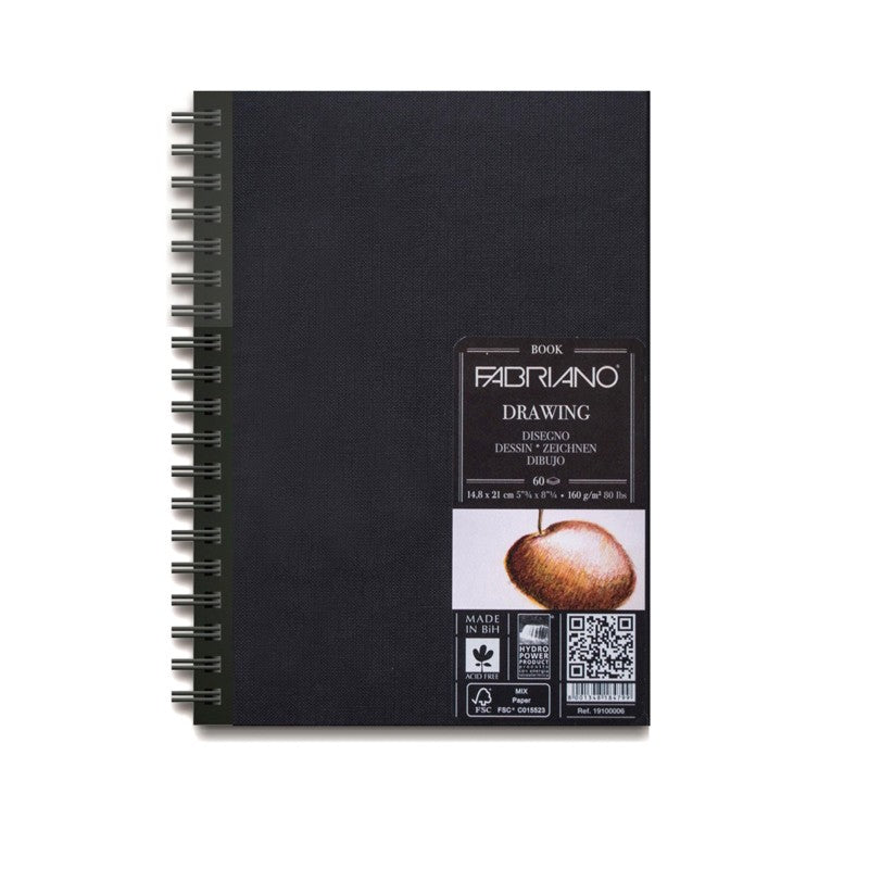 Fabriano Drawing Book Spiral 160gsm 60 Sheets