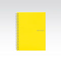Fabriano Ecoqua Notebook Spiral Lined 85gsm A5 70 Sheets#Colour_LEMON