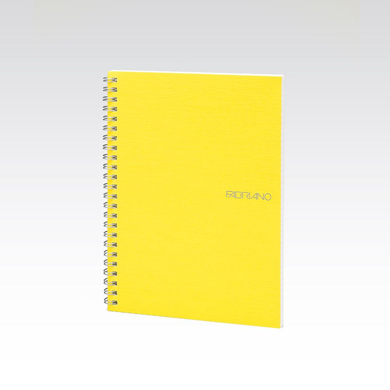Fabriano Ecoqua Notebook Spiral Lined 85gsm A5 70 Sheets