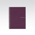 Fabriano Ecoqua Notebook Spiral Lined 85gsm A5 70 Sheets#Colour_WINE