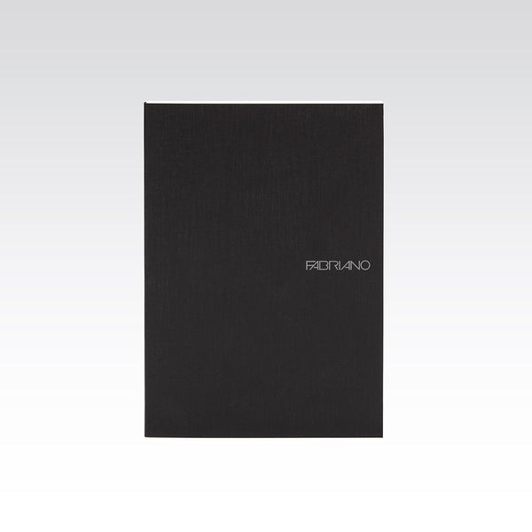 Fabriano Ecoqua Notebook Gummed Dots A5 85gsm 90 Sheets#Colour_BLACK