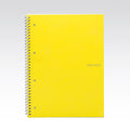 Fabriano Ecoqua Notebook Spiral Blank 85gsm A4 70 Sheets#Colour_LEMON