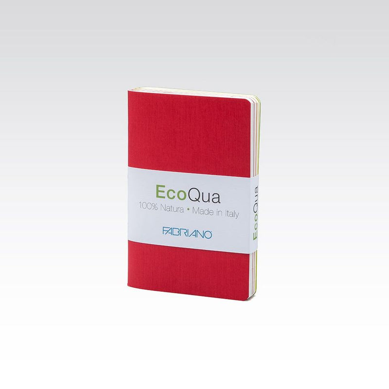 Fabriano Ecoqua Taccuino Stapled Blank 85gsm 9x14cm 32 Sheets Assorted 4