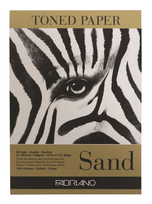 Fabriano Toned Pad 120gsm Sand 50 Sheets#size_A4