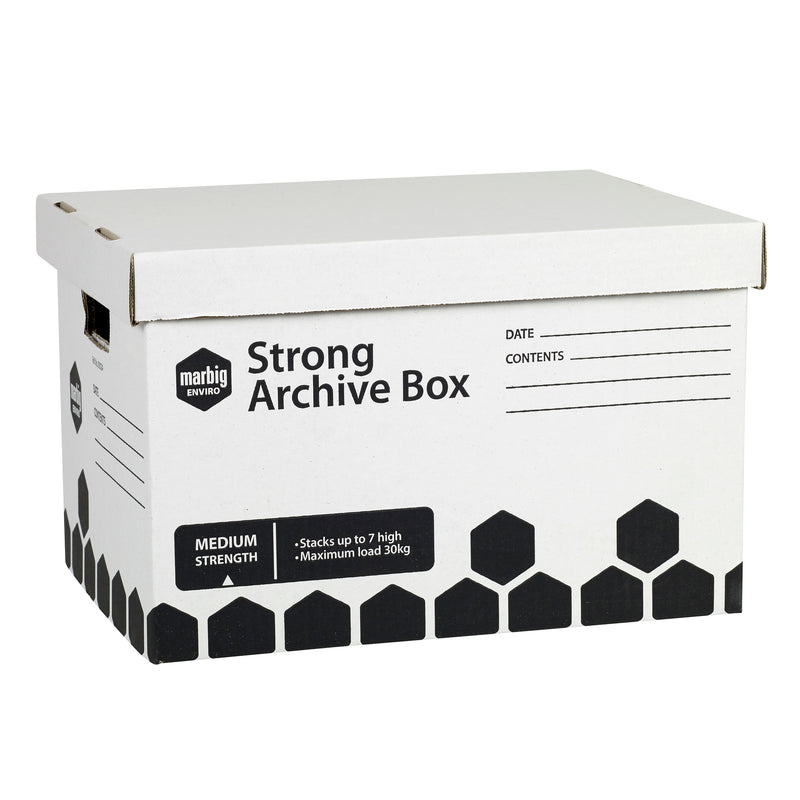 marbig strong archive box pack of 3