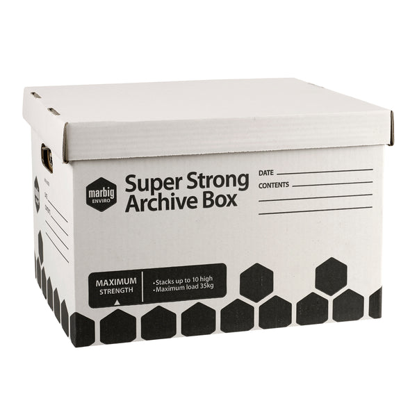 marbig archive box super strong - pack of 12