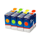 quikstik label dispenser circle 24mm fluoro 400 labels