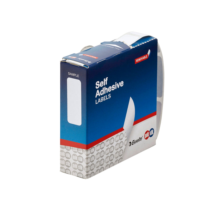 quikstik label dispenser rectangle 13x35mm white 700 labels