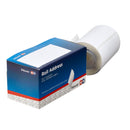 quikstik label dispenser address roll 76x38mm white 200 labels