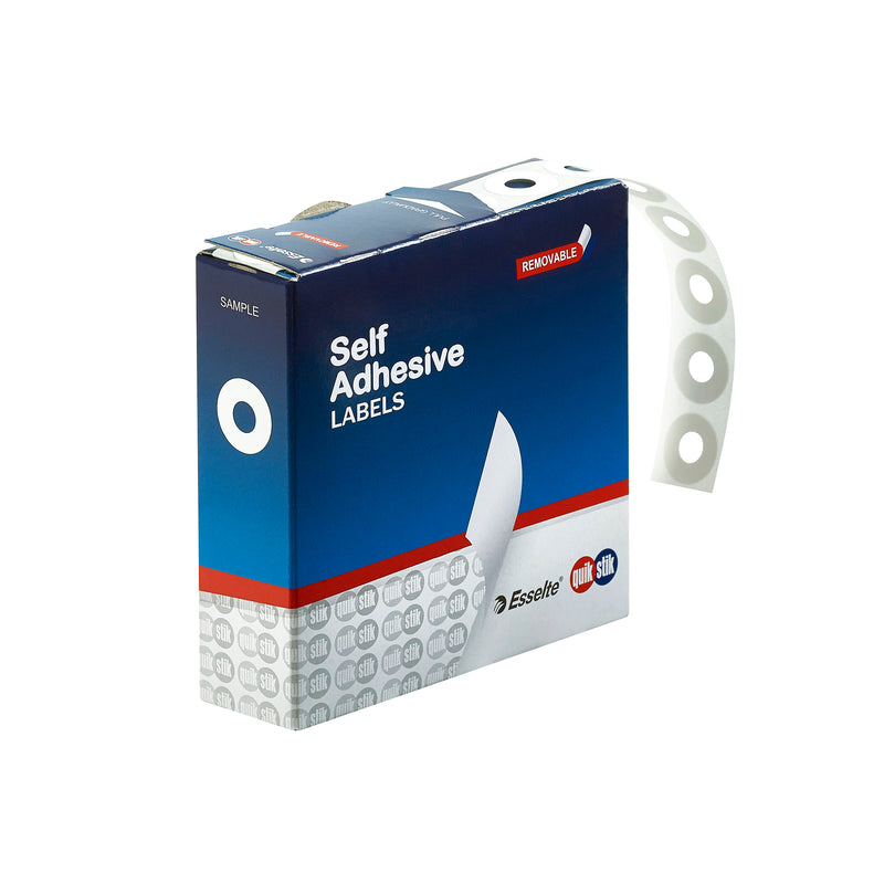 quikstik label dispenser eyelets plastic white 500 labels