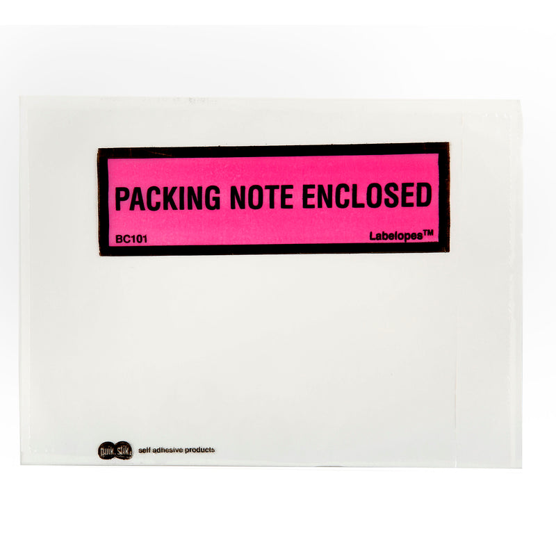 quikstik labelopes packing note enclosed box of 500