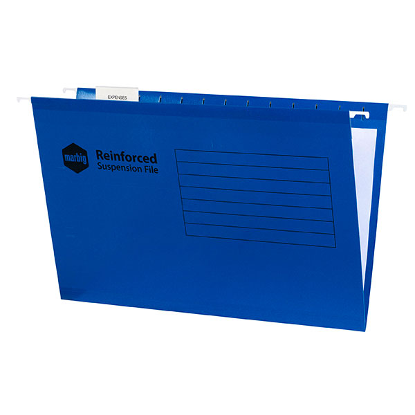 Marbig Reinforced Suspension File Complete Box of 25