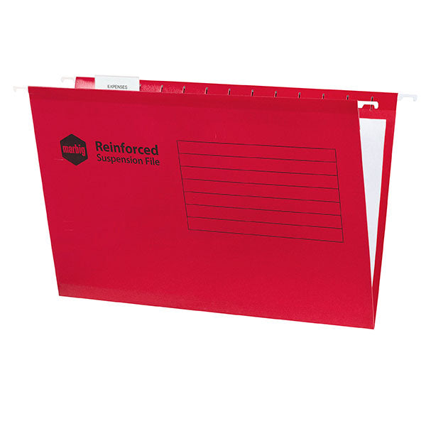 Marbig Reinforced Suspension File Complete Box of 25