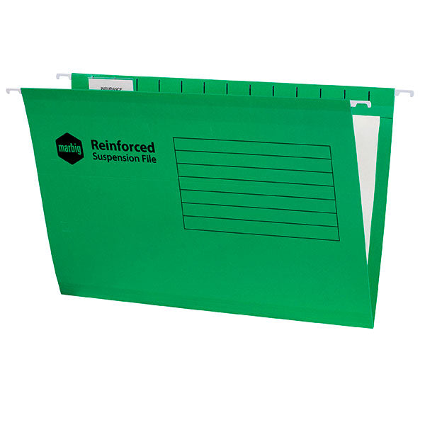 Marbig Reinforced Suspension File Complete Box of 25