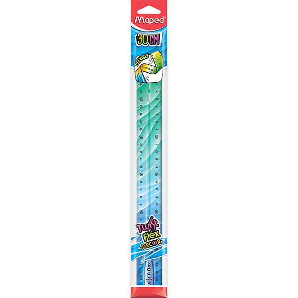 maped twist n flex ruler decor 30cm - pack of 20