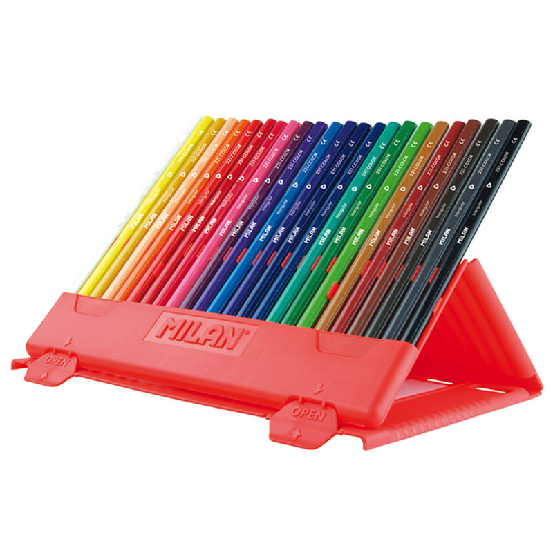 Milan Flexibox Coloured Pencils Triangular Pack Of Assorted Colours