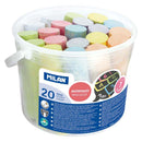 Milan Maxi Non Dust Chalk Bucket Of 20