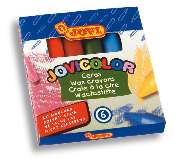 Jovi Wax Crayons Pack#Pack Size_PACK OF 6