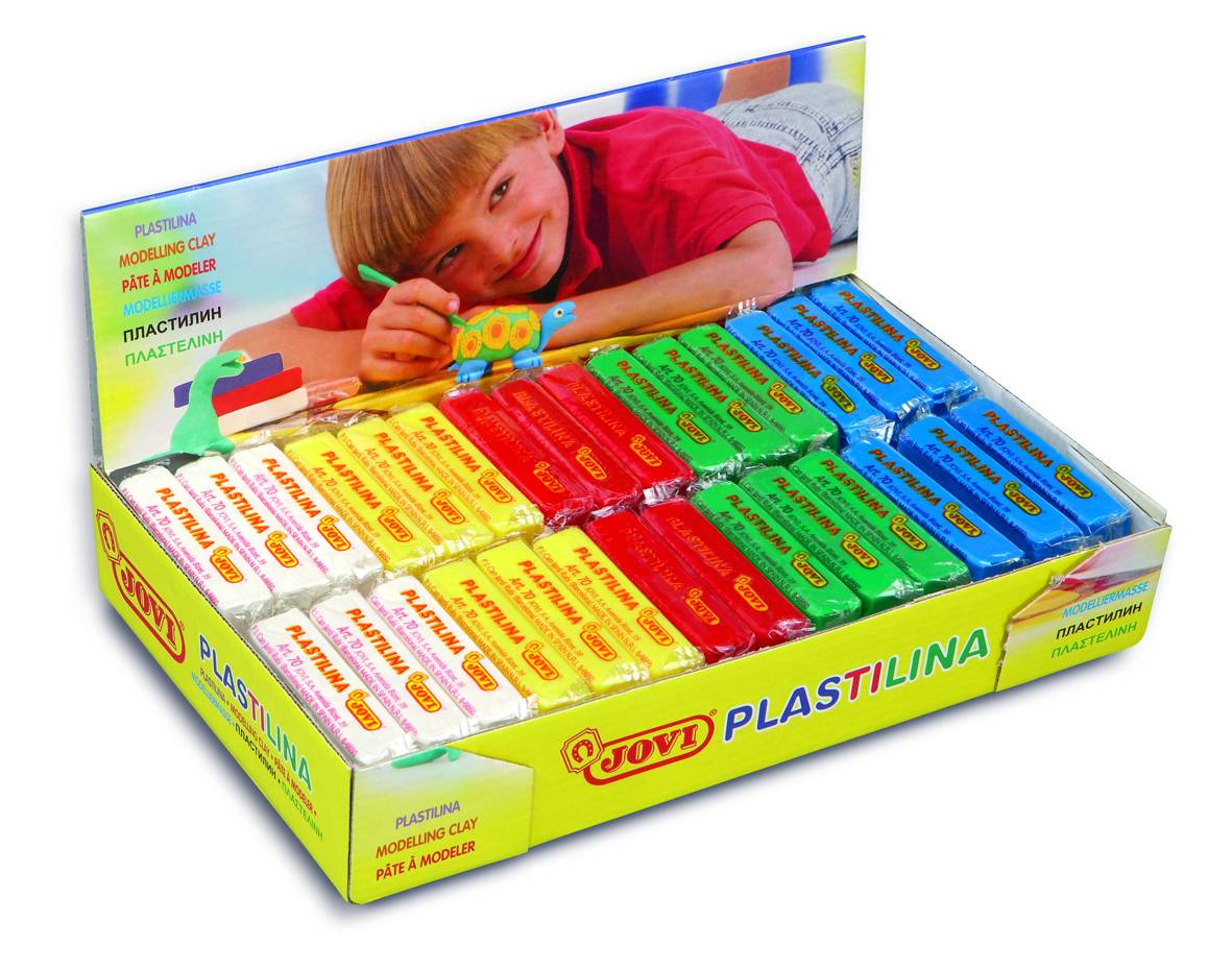 Jovi Modelling Clay 30 X 50g Bars Assorted Colours Hobby Land