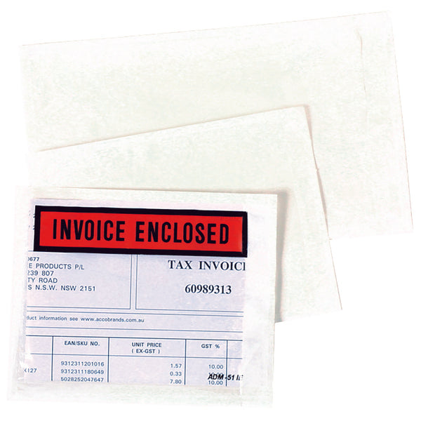 marbig® invoice enclosed 115x150mm box of 1000