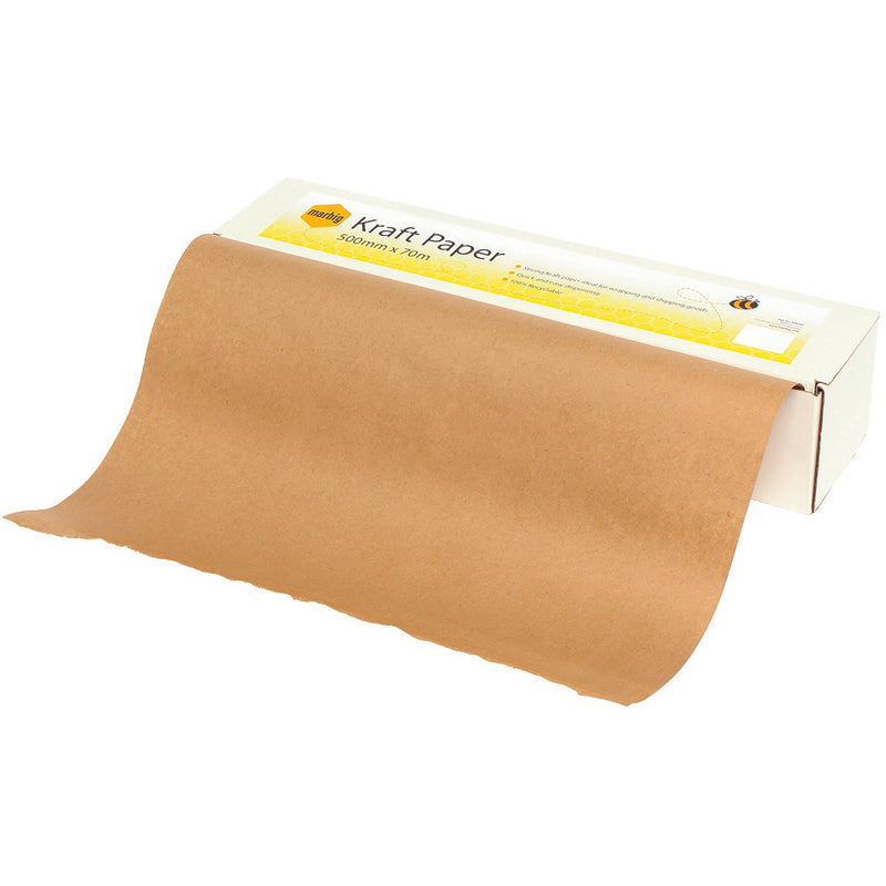 marbig® kraft paper dispenser box with kraft paper roll