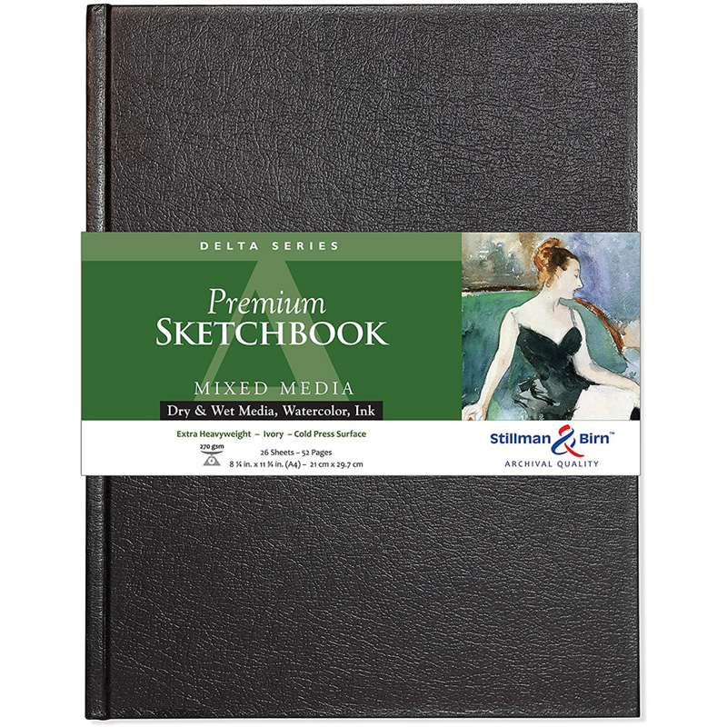 Stillman & Birn Delta Hardback Sketchbooks 270gsm 26 Sheets