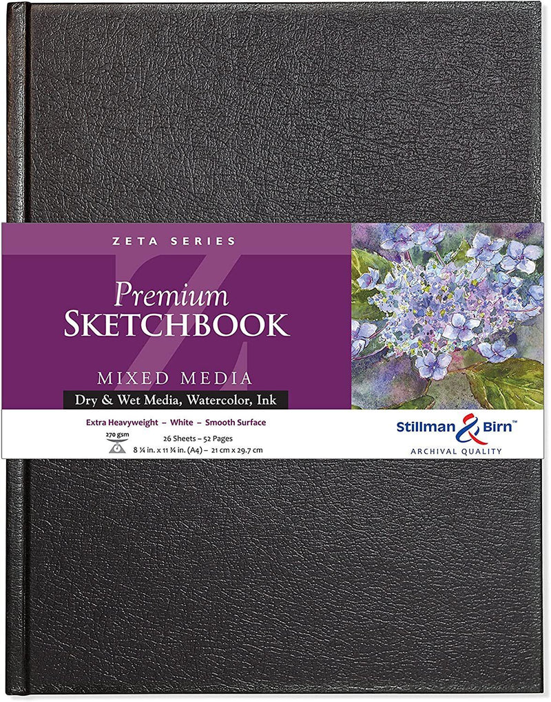 Stillman & Birn Zeta Hardback Sketchbooks 270gsm 26 Sheets