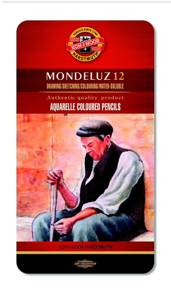 Koh-I-Noor Mondeluz Colouring Pencil Tin of 12