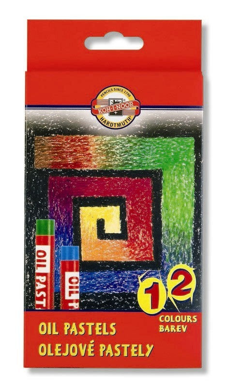 Koh-I-Noor Gioconda Oil Art Pastels Pack#pack size_PACK OF 12