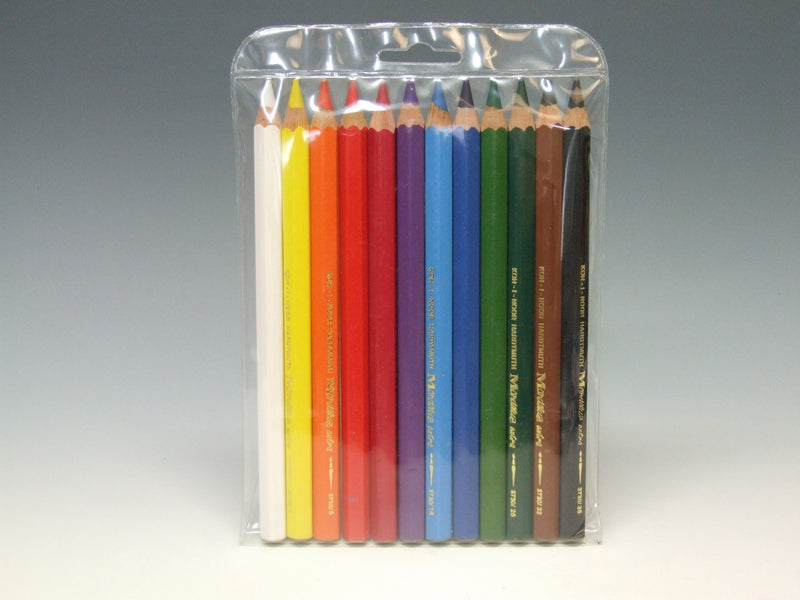 Koh-I-Noor Mondeluz Extra Aquarelle Pencils Set Of 12 - Assorted Colours