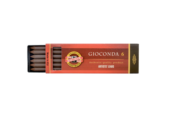 Koh-I-Noor Gioconda Drawing Chalk Sepia Pack Of 6#colour_Sepia Light