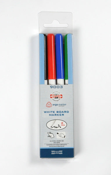 koh-i-noor whiteboard markers 2mm round pack of 4