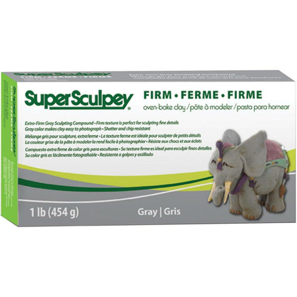 Sculpey Super Firm 454g Sculpt Grey SS1