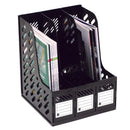 magazine racks black