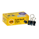 marbig fold back clips box of 12