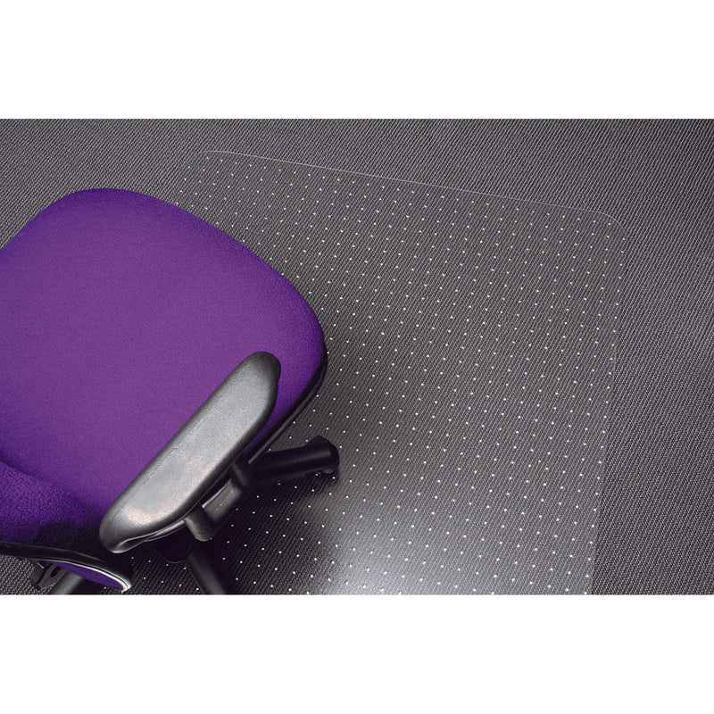 marbig® chairmat polycarb carpet all keyhole shape
