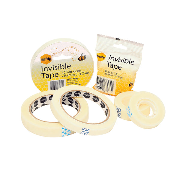marbig® tape invisible 18mm#size_18MMX33M