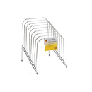 marbig® step file wire organiser large silver