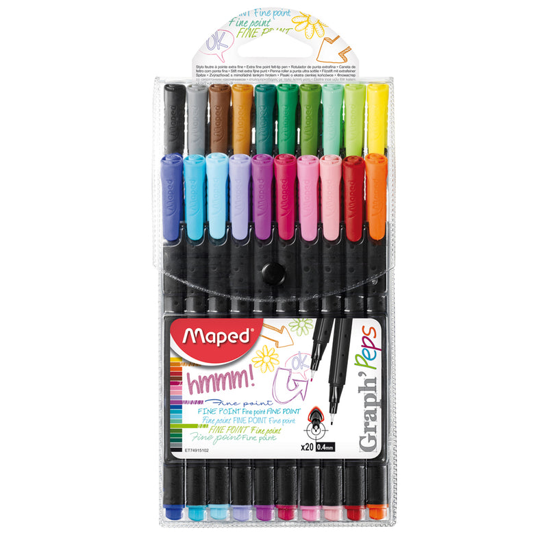 Maped Graph Peps Art Fineliner Assorted